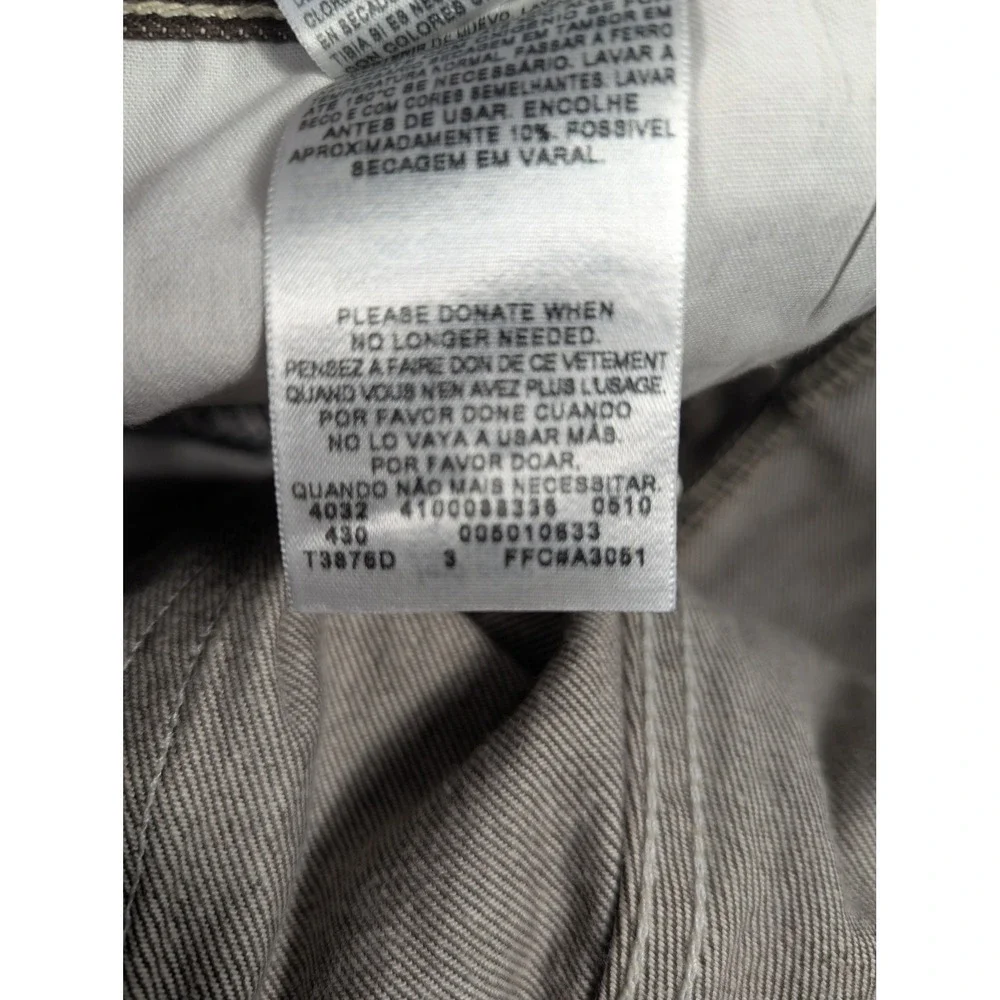 Y2K Levi's 501 Button Fly Classic Straight Leg Mens‎ Jeans Brown Size 38